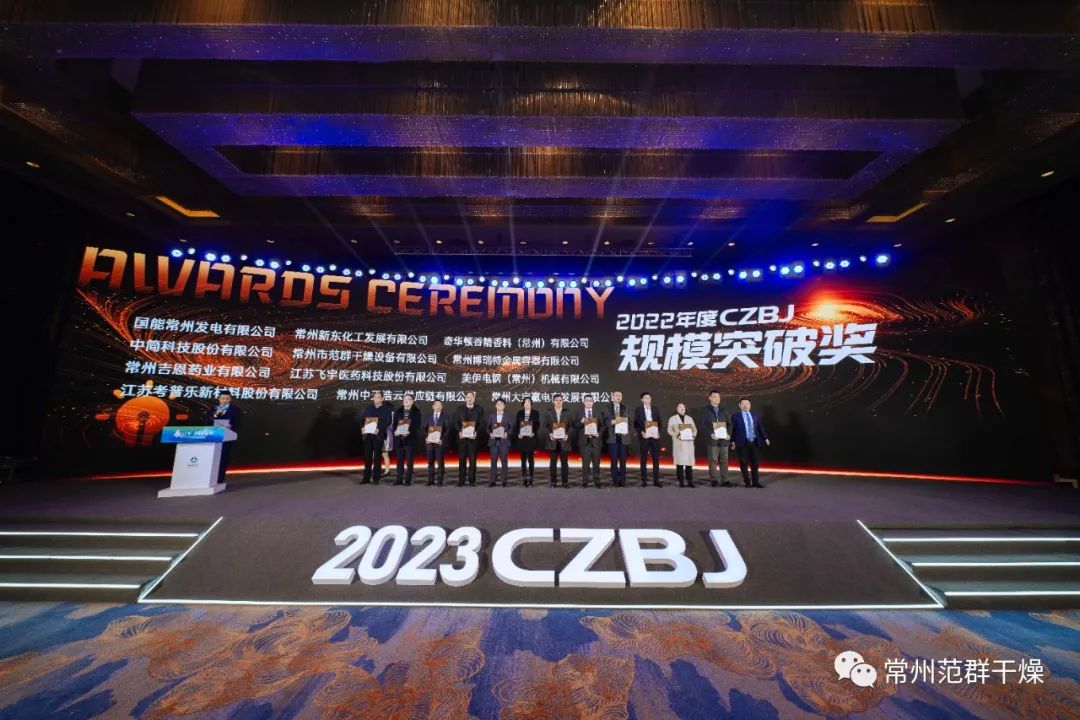 常州范群│喜報！榮獲2022年度”規模突破獎“